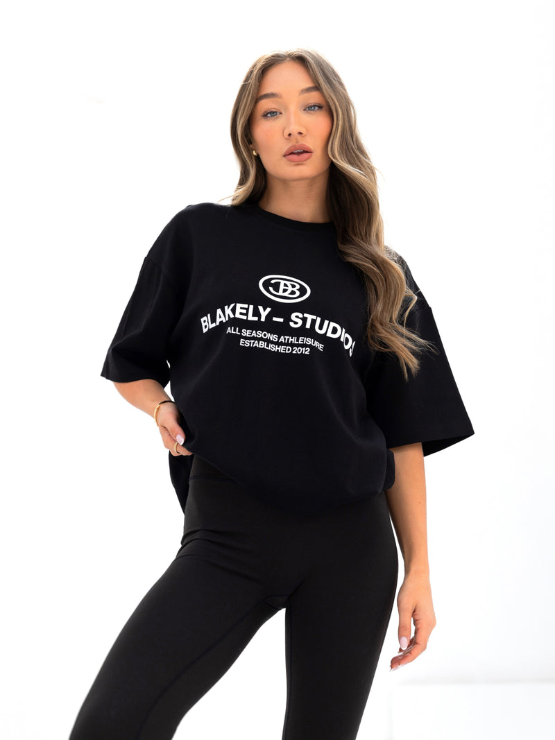 Madison Ultra Oversized T-Shirt - Schwarz