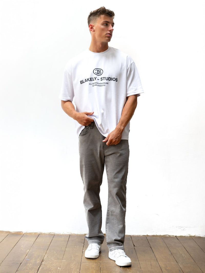 Mercer Unfitted T-Shirt - Weiß