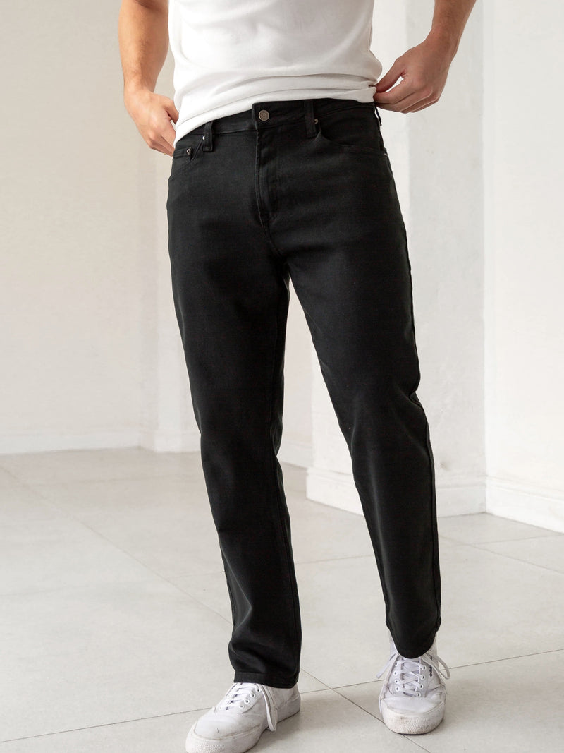 Vol.15 Loose Fitting Jeans - Black