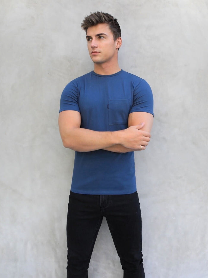 Pocket T-Shirt - Blue