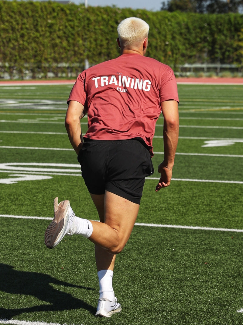 Relaxed Training T-Shirt - Rust Red