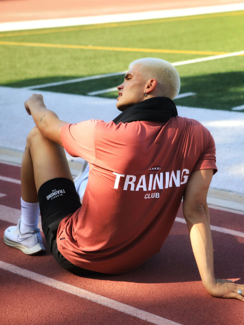 Relaxed Training T-Shirt - Rust Red