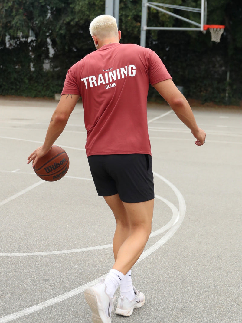 Relaxed Training T-Shirt - Rust Red