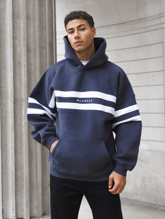 Noah Relaxed Hoodie - True Navy