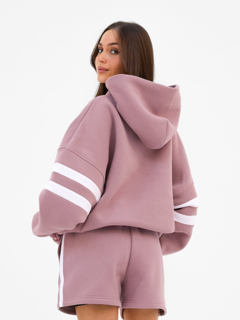 Amber Oversized Hoodie - Altrosa