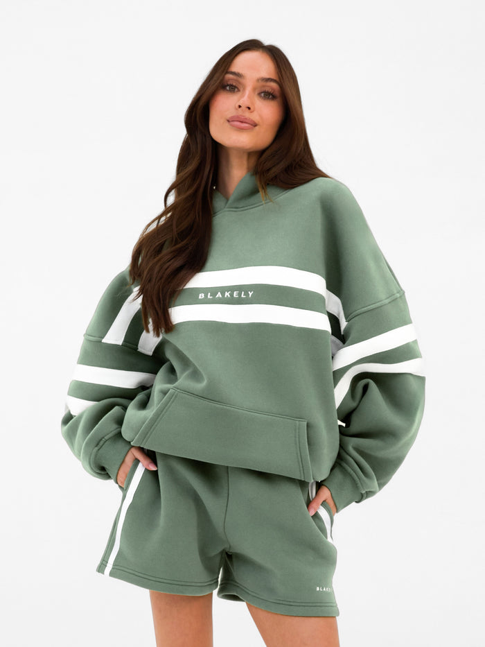 Amber Oversized Hoodie - Grün