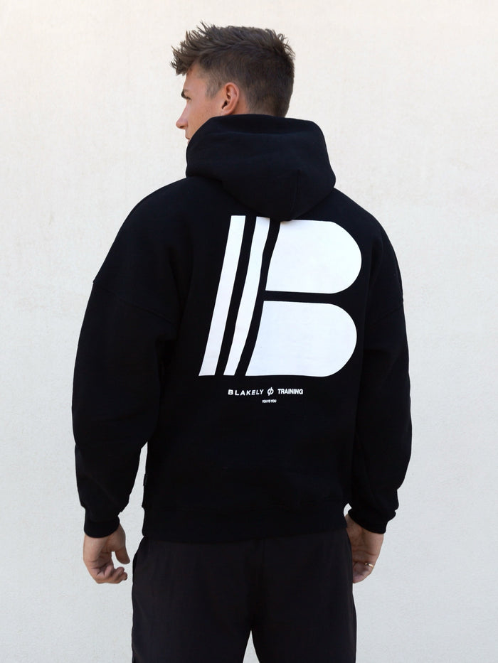 Apex Relaxed Hoodie - Black