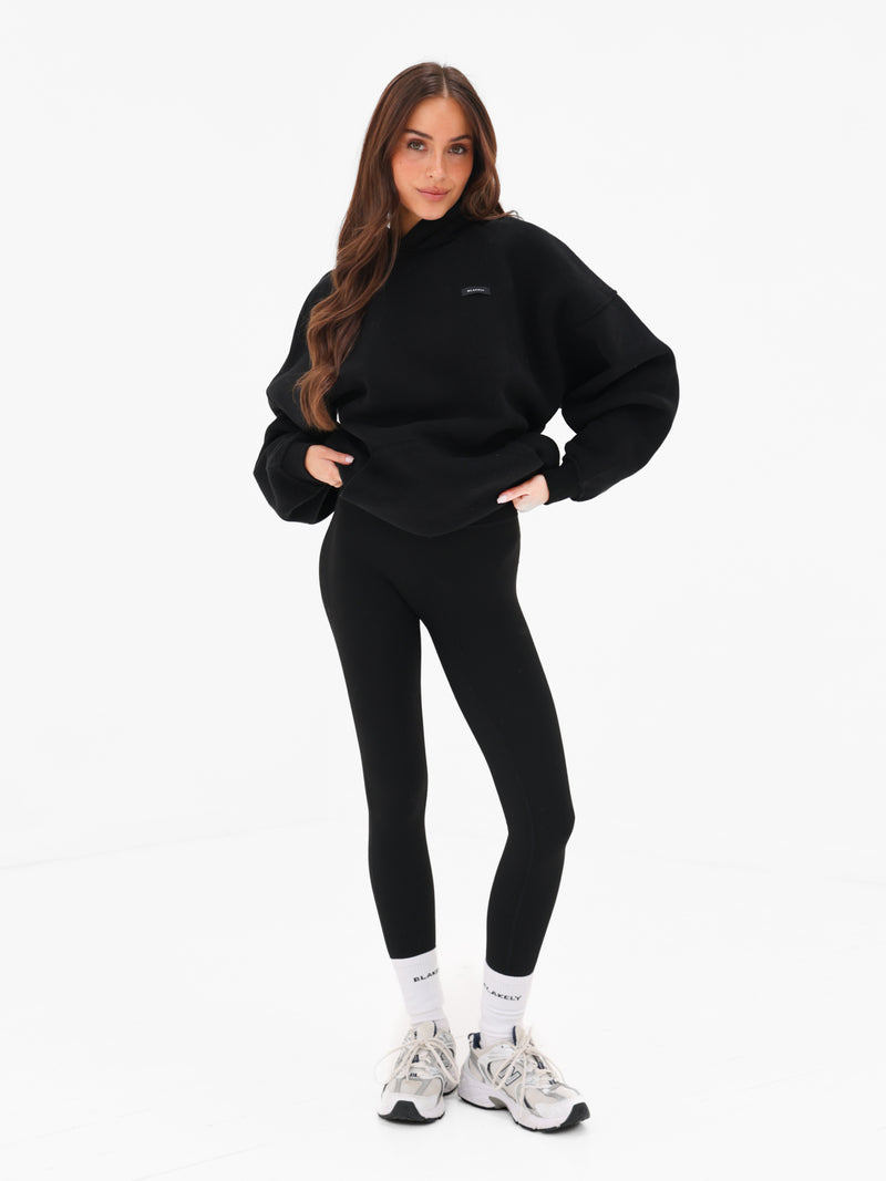 Olivia Oversized Hoodie - Black