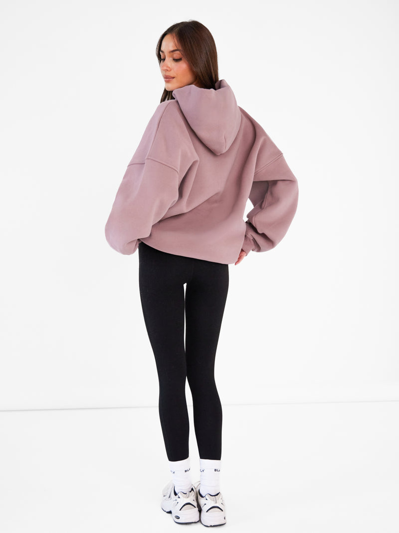Olivia Oversized Hoodie - Dusty Pink