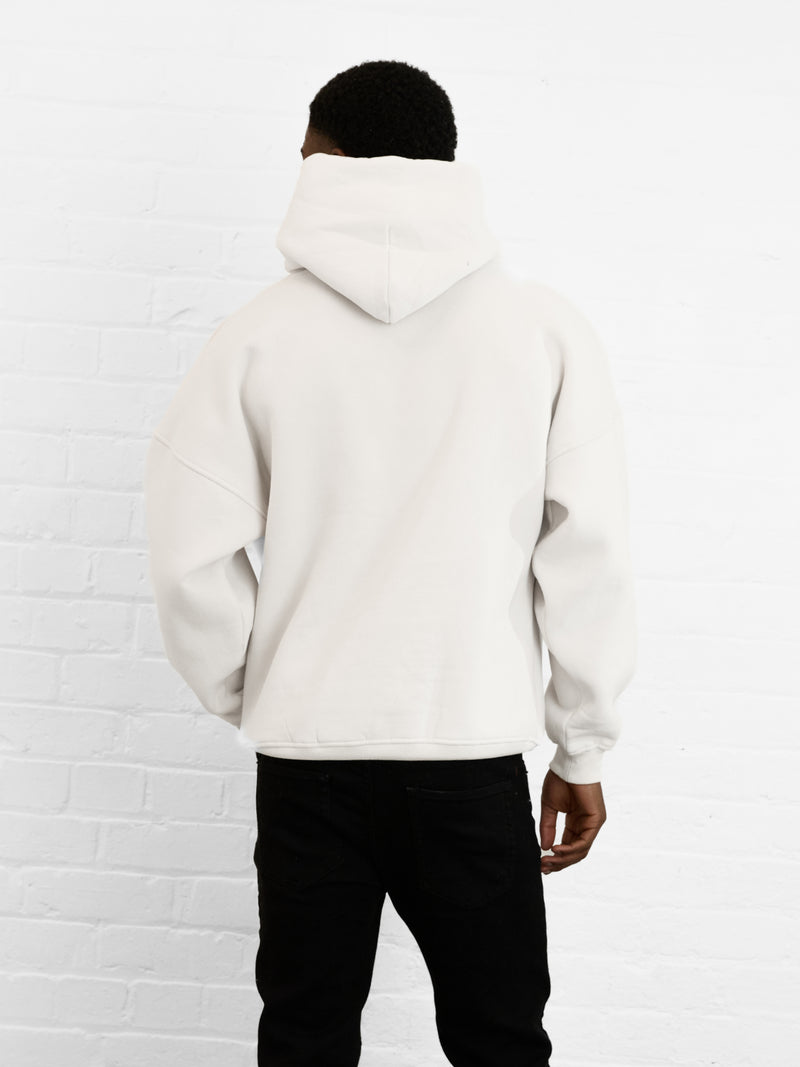 Outline Heritage Relaxed Hoodie - Kreide