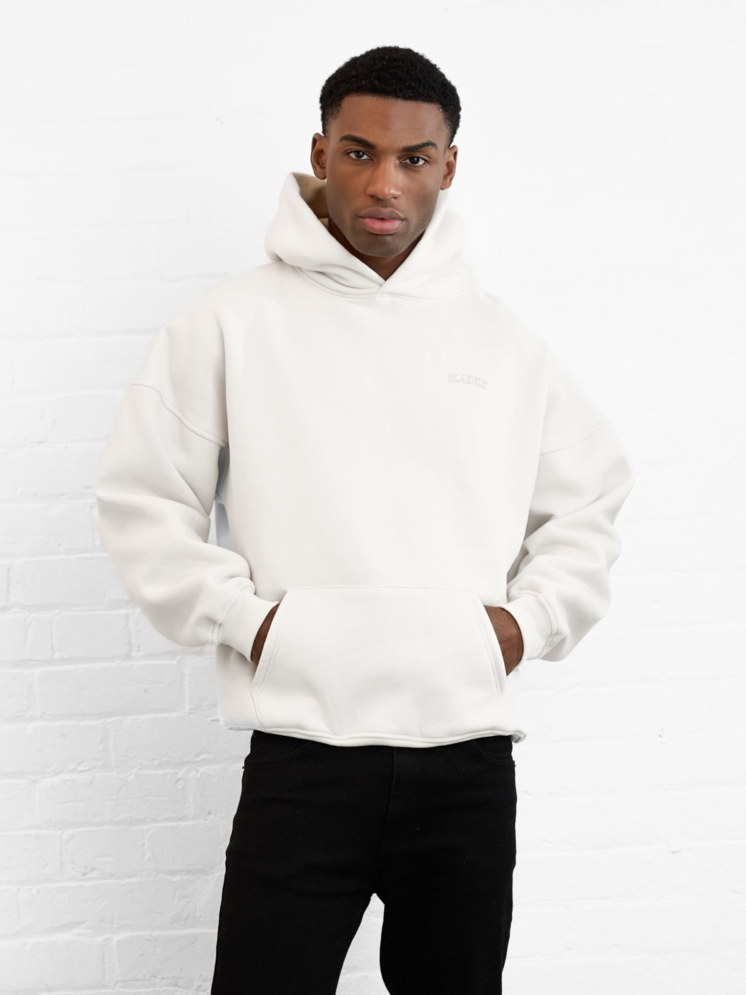 Buy Blakely Mens Chalk Outline Heritage Relaxed Hoodie | Free delivery ...