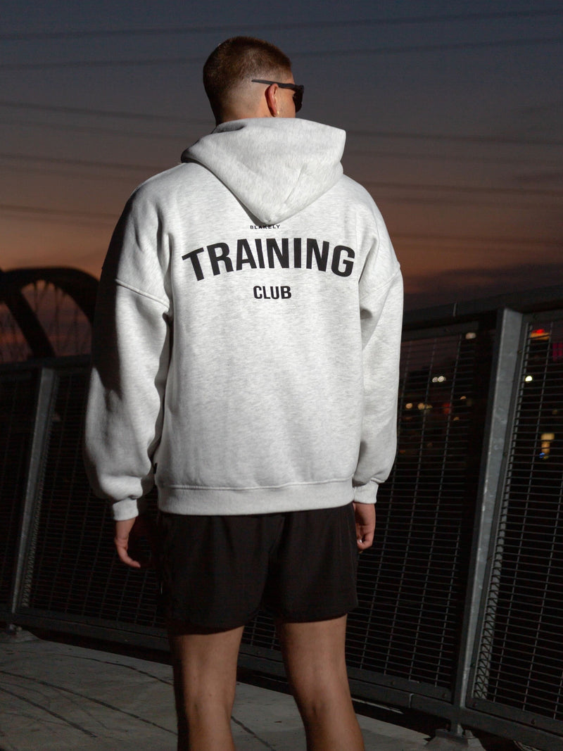 Training Club Relaxed Hoodie - Marl White