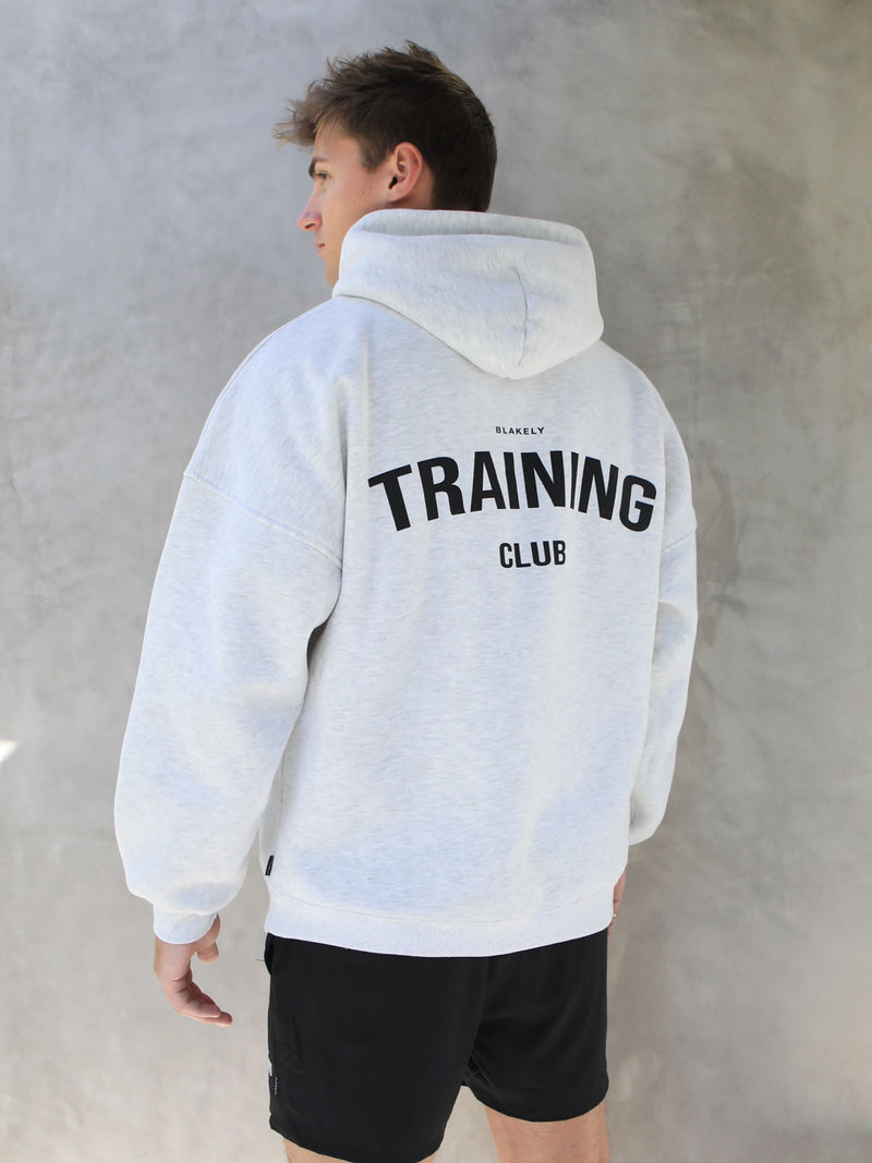 Training Club Relaxed Hoodie - Marl White