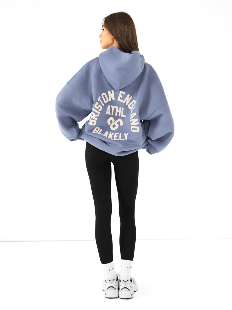 Briston Oversized Hoodie - Staalblauw