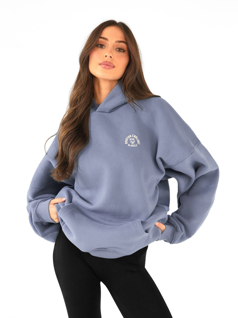 Briston Oversized Hoodie - Staalblauw