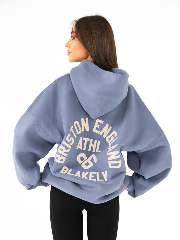 Briston Oversized Hoodie - Staalblauw