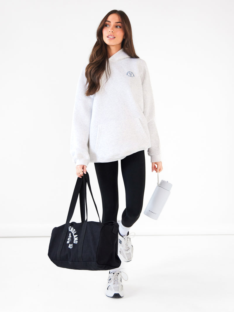 Briston Oversized Hoodie - Marl Wit