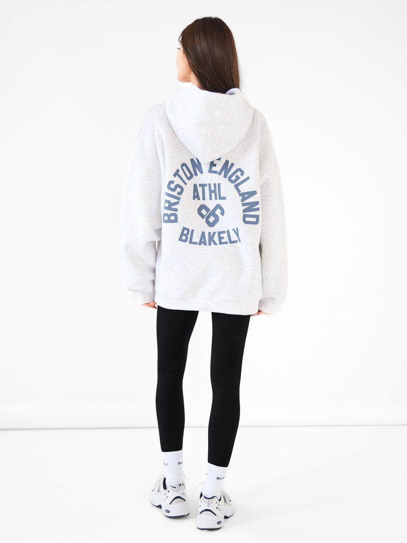 Briston Oversized Hoodie - Marl Wit
