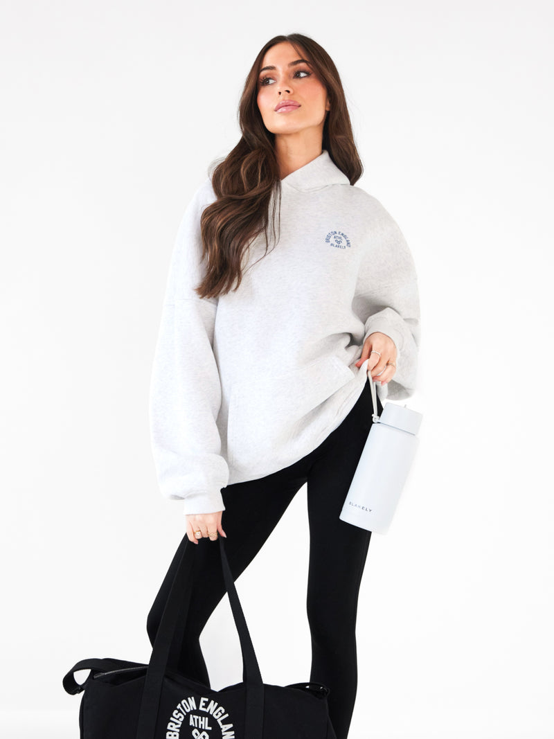 Briston Oversized Hoodie - Marl Wit