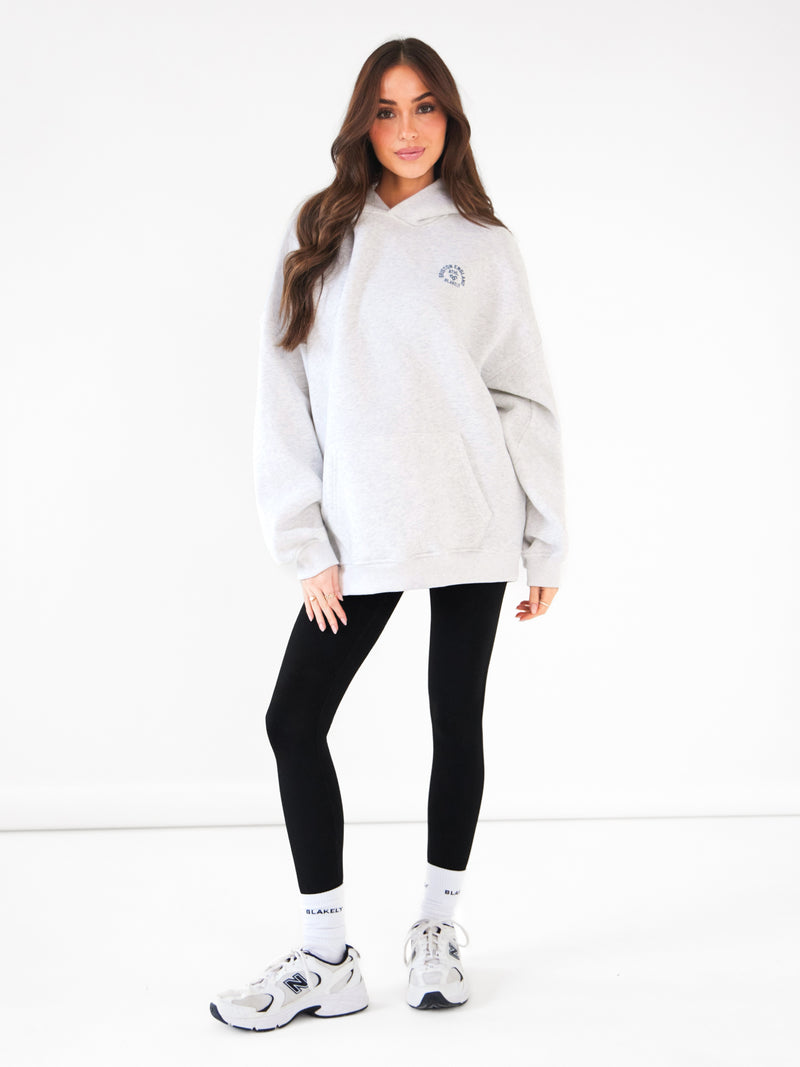 Briston Oversized Hoodie - Marl Wit