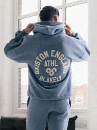 Briston Relaxed Hoodie - Steel Blue