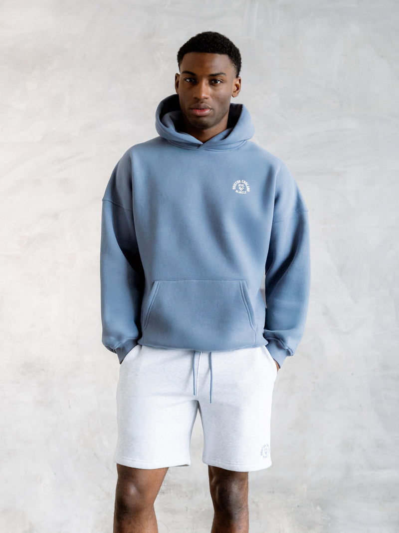 Briston Relaxed Hoodie - Steel Blue