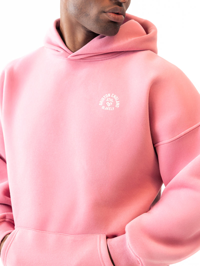 Briston Relaxed Hoodie - Warm Pink