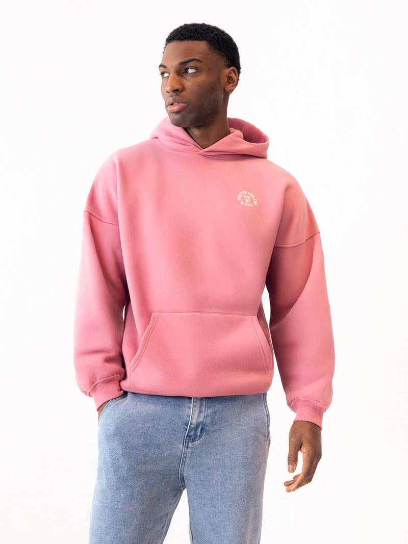 Briston Relaxed Hoodie - Warm Pink