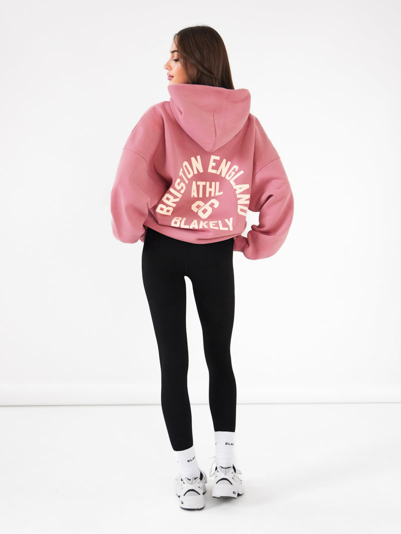 Briston Oversized Hoodie - Warme roos