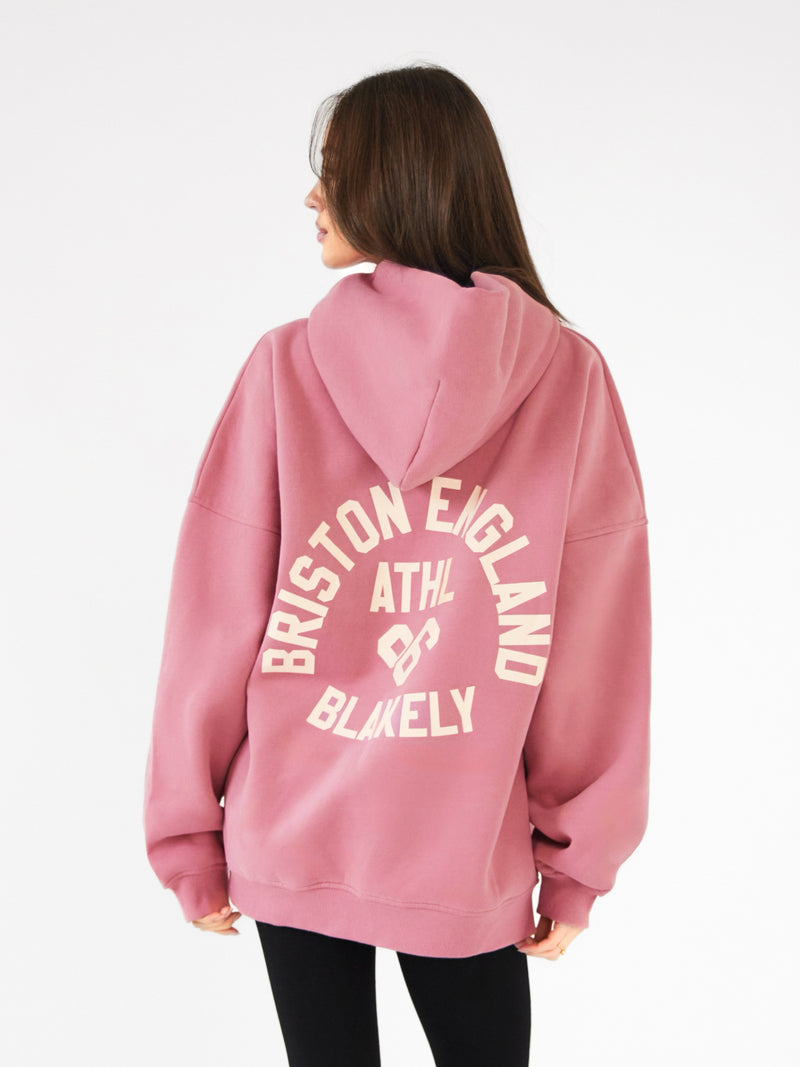 Briston Oversized Hoodie - Warme roos