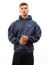 Sami Relaxed Hoodie - Echtes Marineblau
