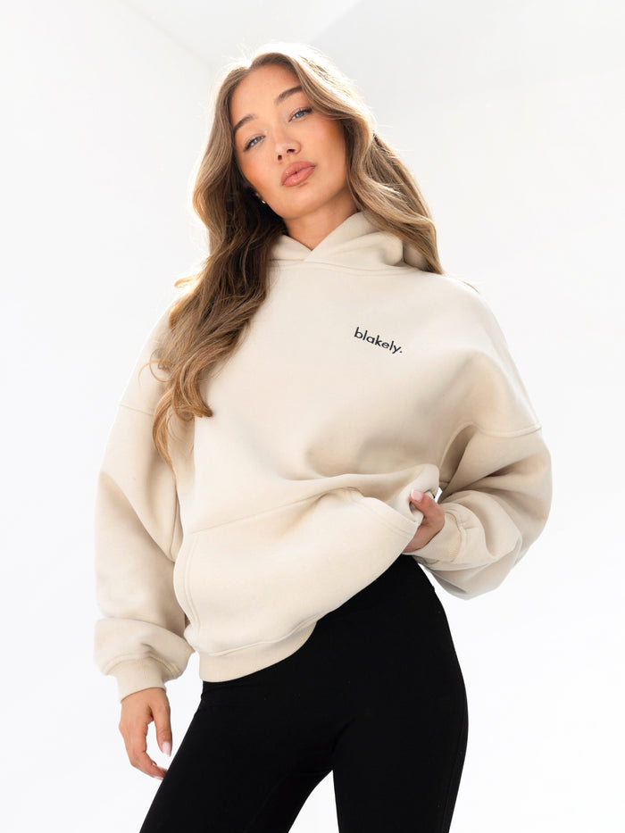 Sami Oversized Hoodie - Knochen