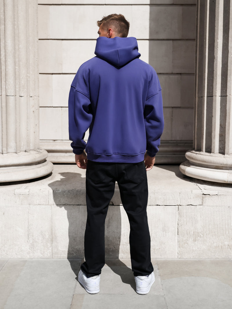 Iver Relaxed Hoodie - Kräftiges Lila