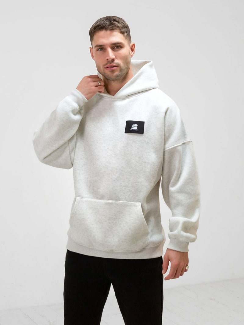 Apex Label Hoodie - Marl White