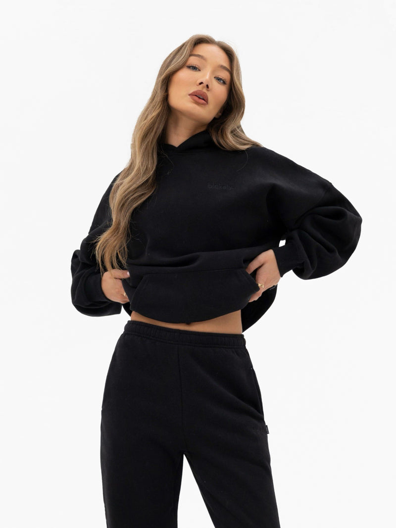 Freya Oversized Hoodie - Black