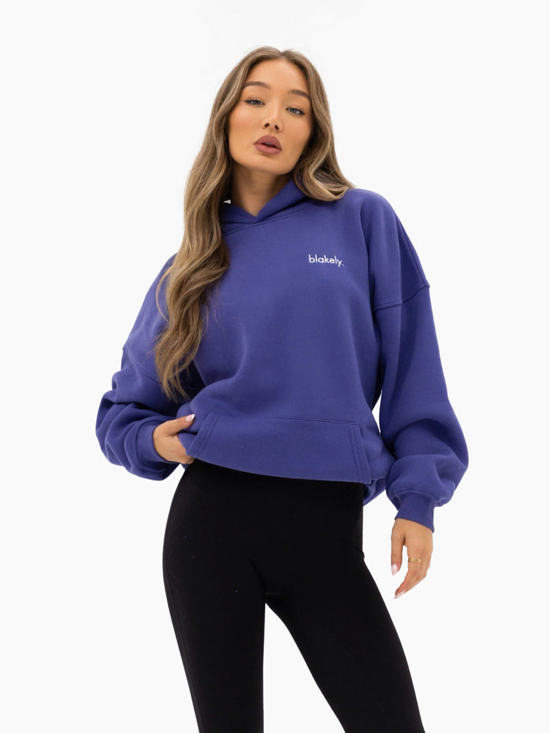Freya Oversized Hoodie - Bold Purple