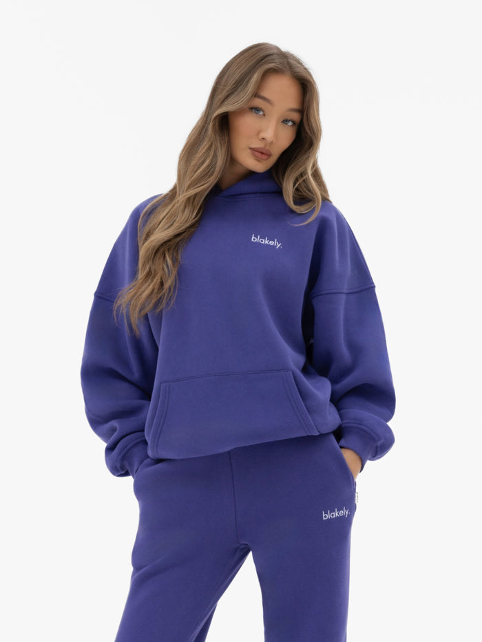 Freya Oversized Hoodie - Kräftiges Lila