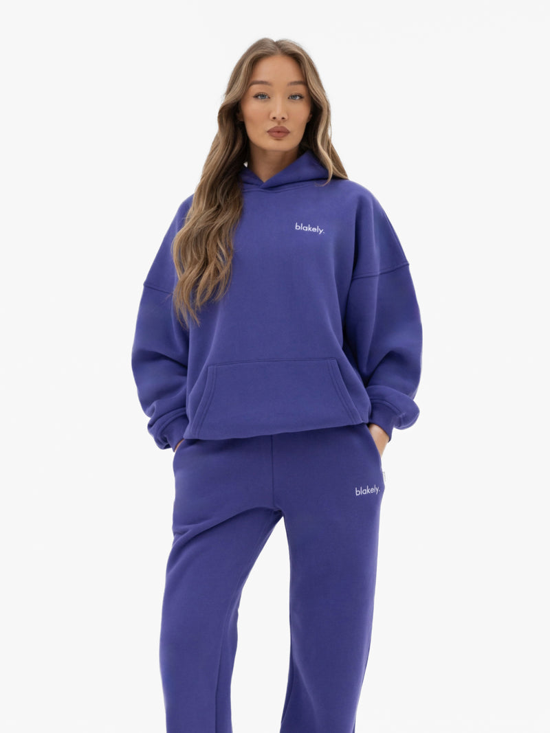 Freya Oversized Hoodie - Bold Purple