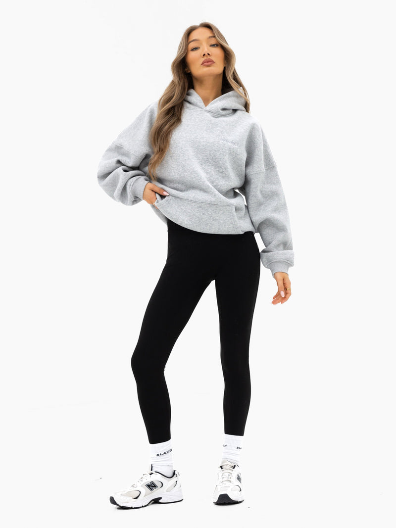 Freya Oversized Hoodie - Marl Grey