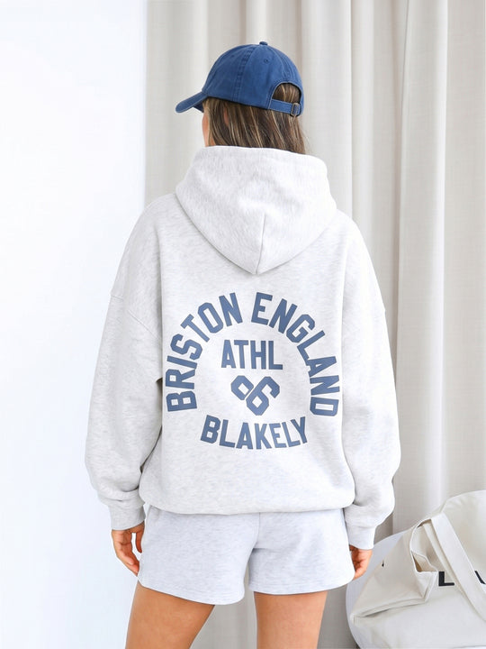 Briston Oversized Hoodie - Mergelweiß