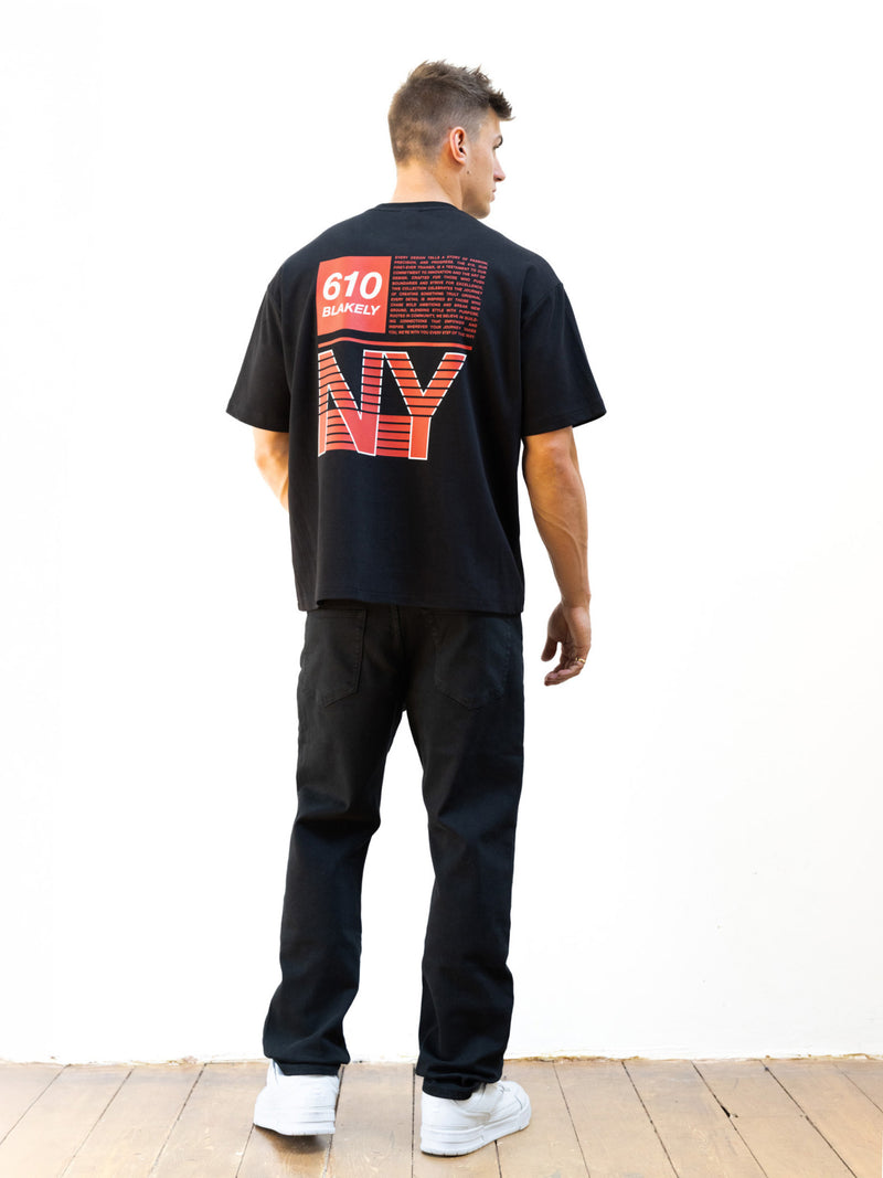 Tribeca 610 Unfitted T-Shirt - Schwarz