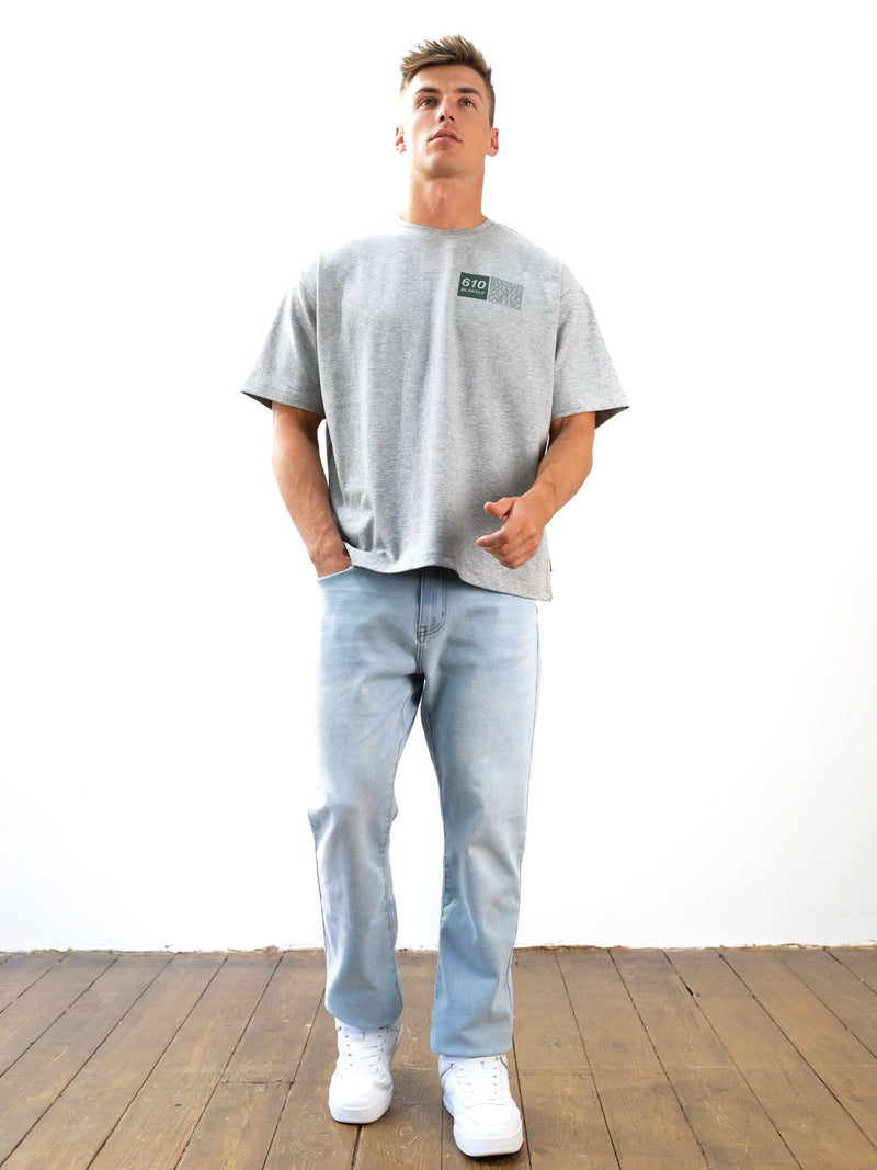 Tribeca 610 Unfitted T-Shirt - Marl Grey