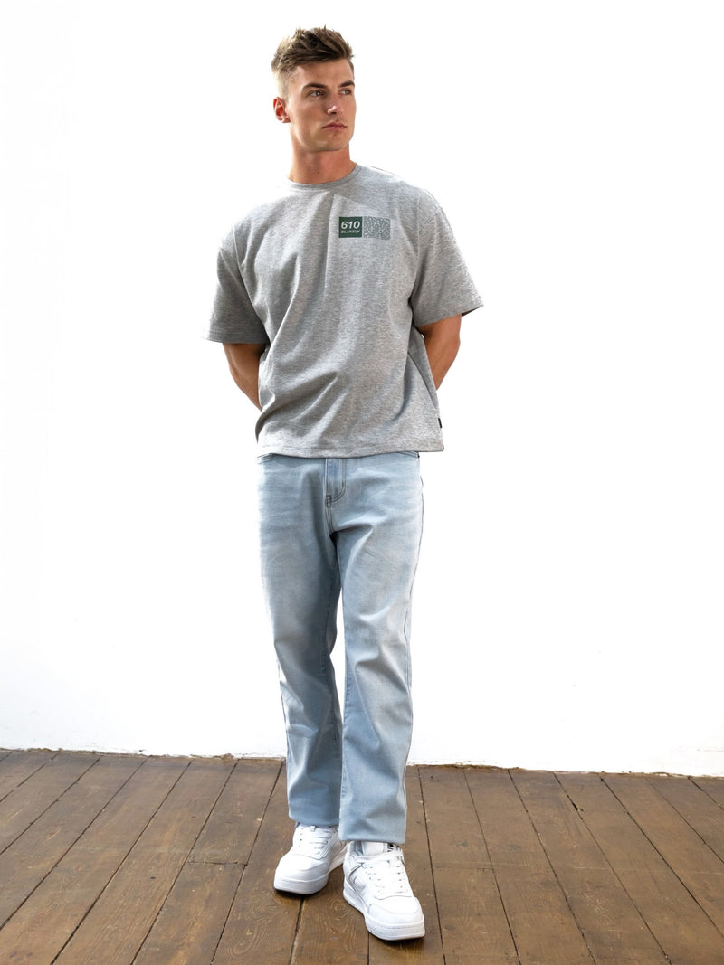 Tribeca 610 Unfitted T-Shirt - Marl Grey
