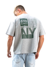 Tribeca 610 Unfitted T-Shirt - Mergelgrau