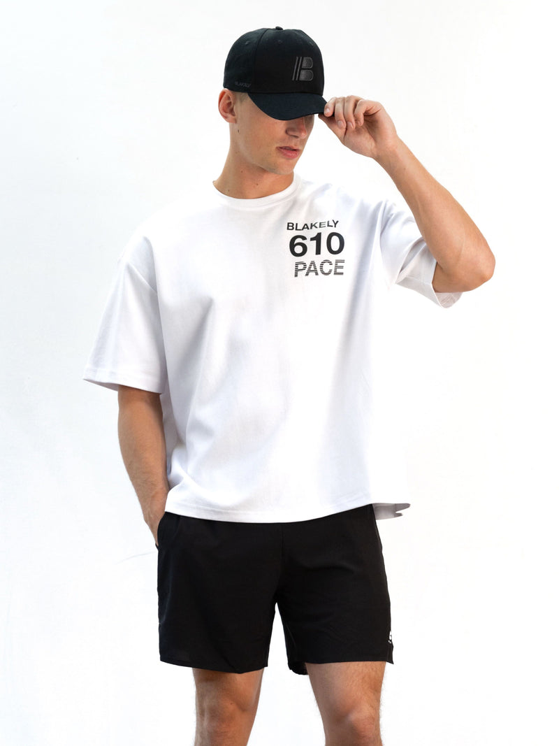 Pacer 610 Unfitted T-Shirt - Strahlendes Weiß