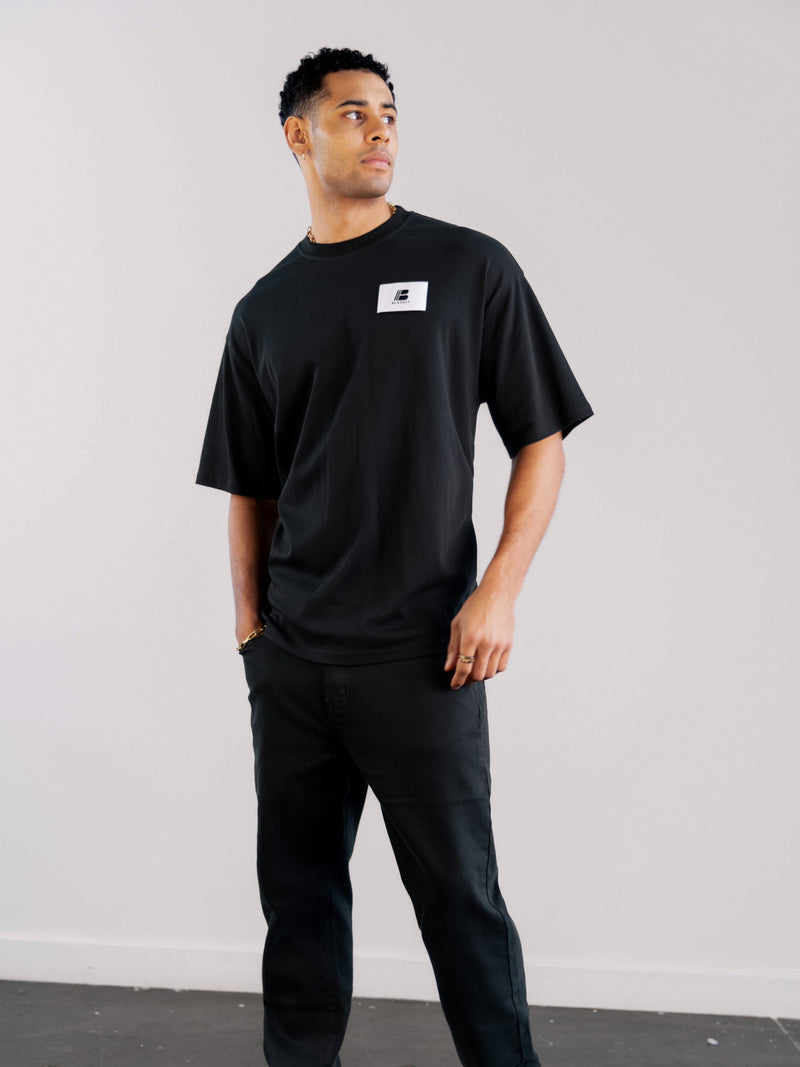 Apex Label Relaxed T-Shirt - Black