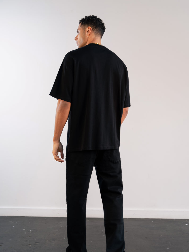 Apex Label Relaxed T-Shirt - Black