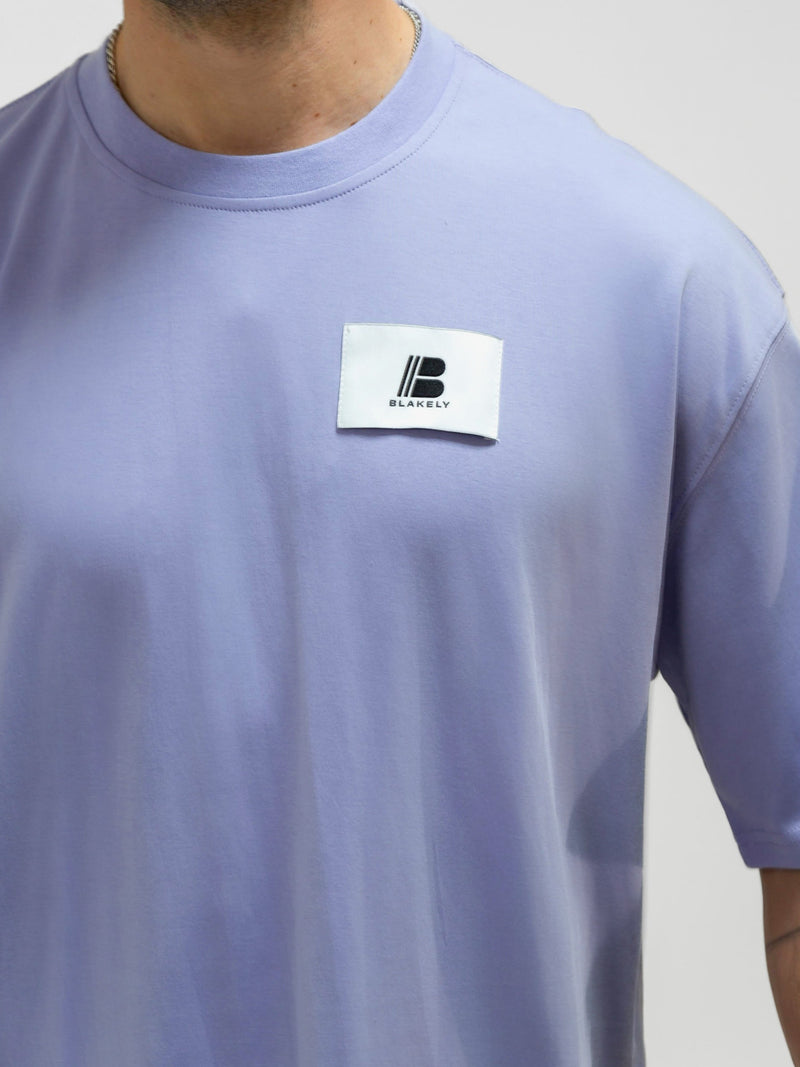 Apex Label Relaxed T-Shirt - Lilac