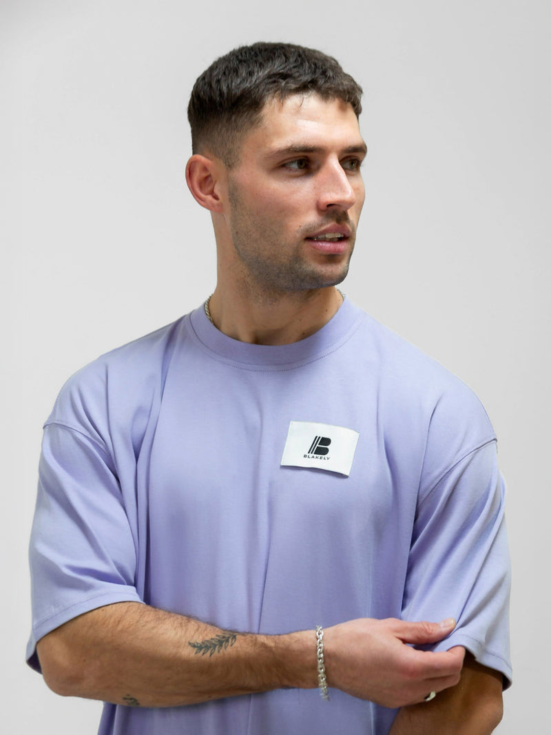 Apex Label Relaxed T-Shirt - Lilac