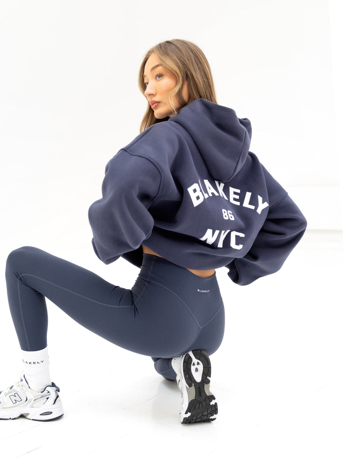 NYC Oversized Hoodie - True Navy